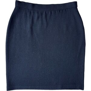 St. John Designer Black knot Pencil Skirt for Work size 4